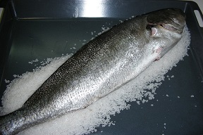 Fish Cooked in Salt